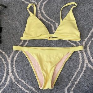 Yellow bikini set
